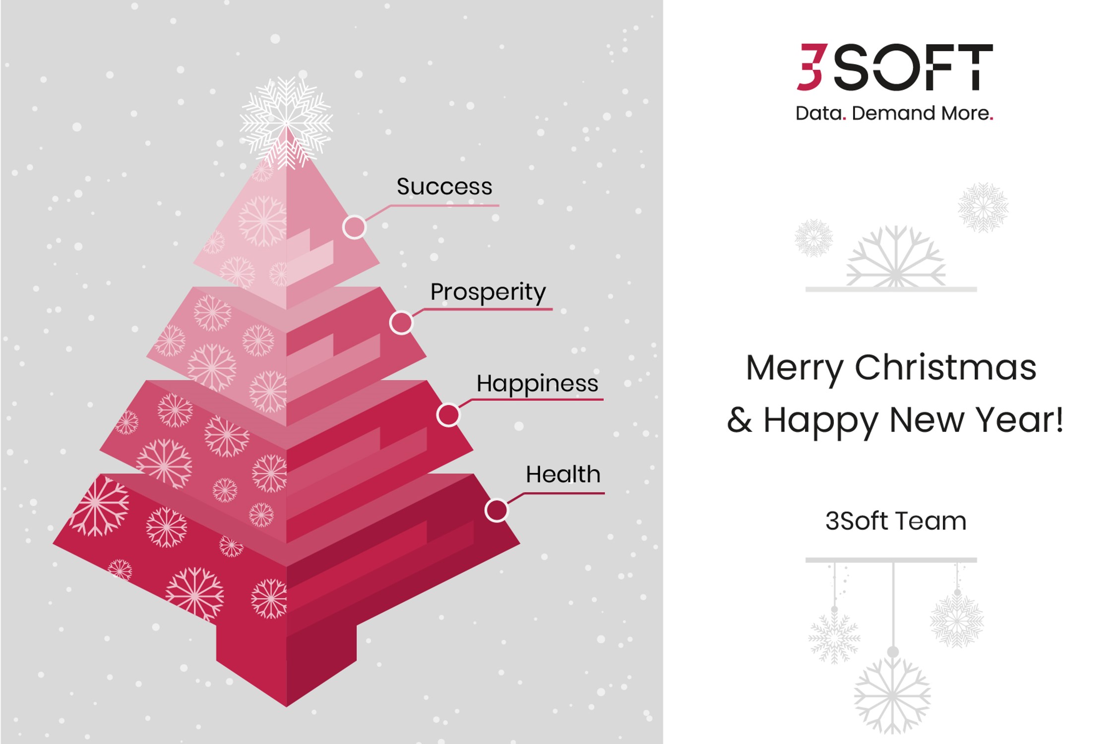 Życzenia świąteczne od 3Soft